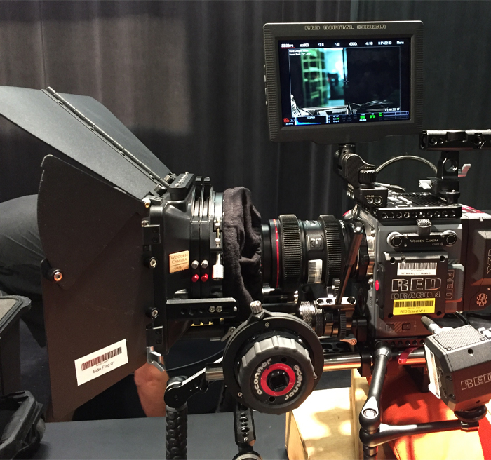 camera in studio 