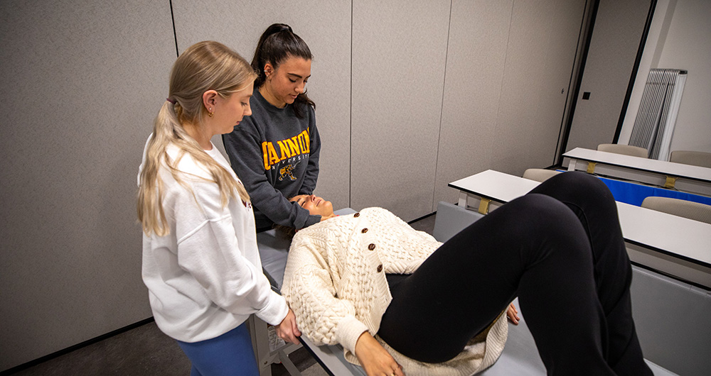 Students doing clinicals