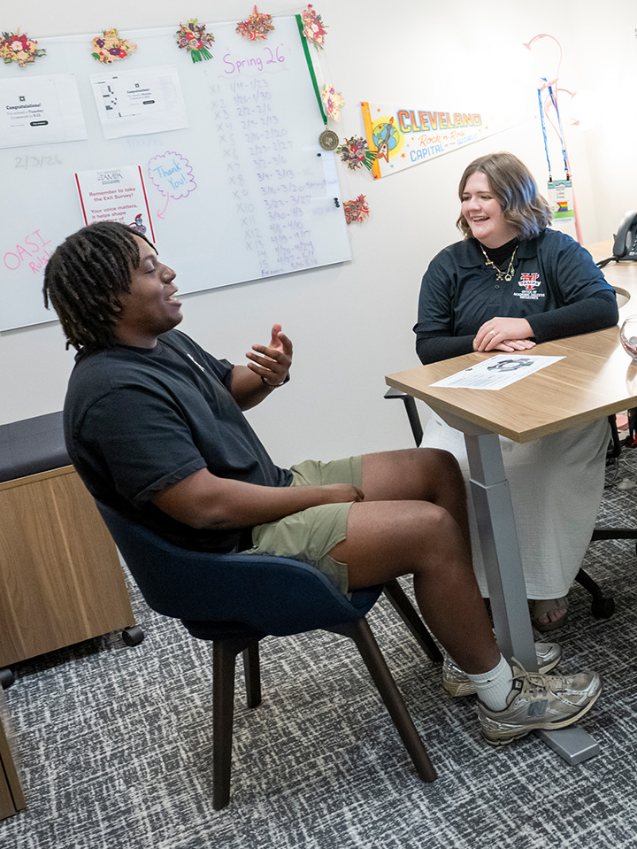 A Student being tutored
