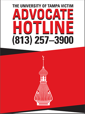 The University of Tampa Victim Advocate Hotline (813) 257-3900