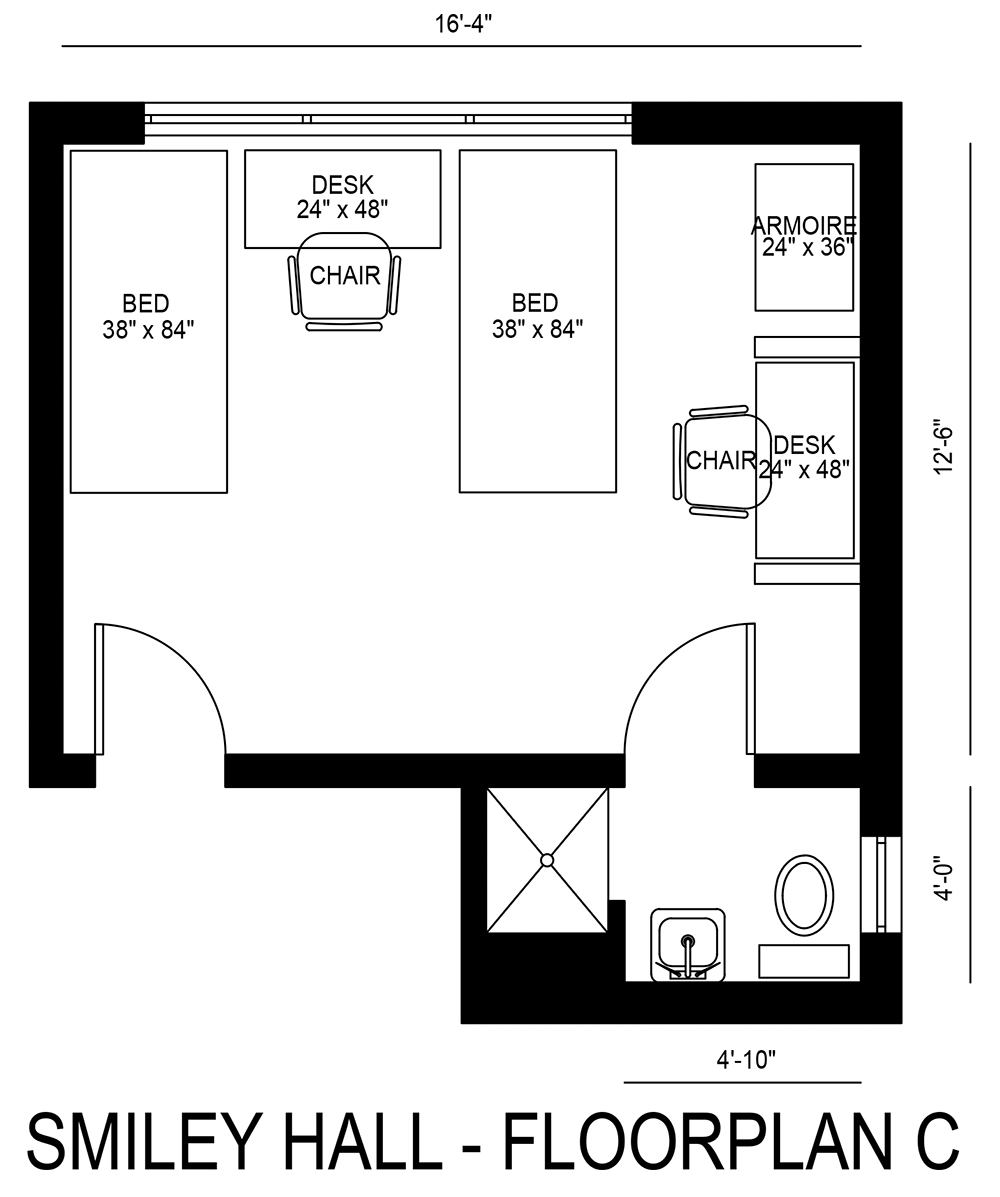 Smiley Hall - Floorplan C