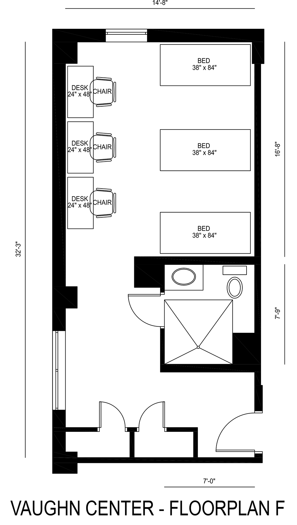 Vaughn Center Floorplan F