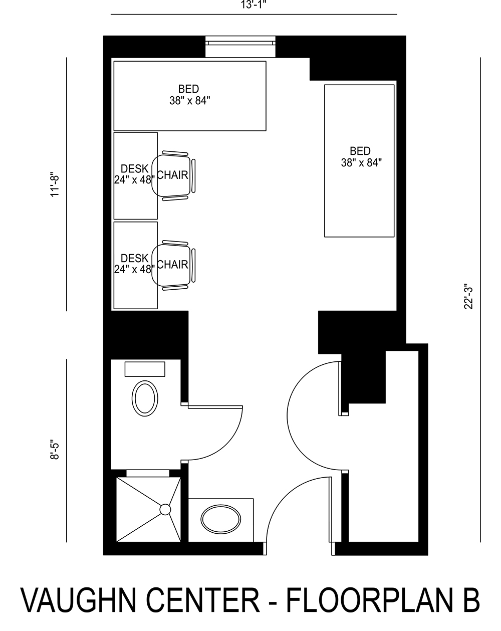 Vaughn Center Floorplan B