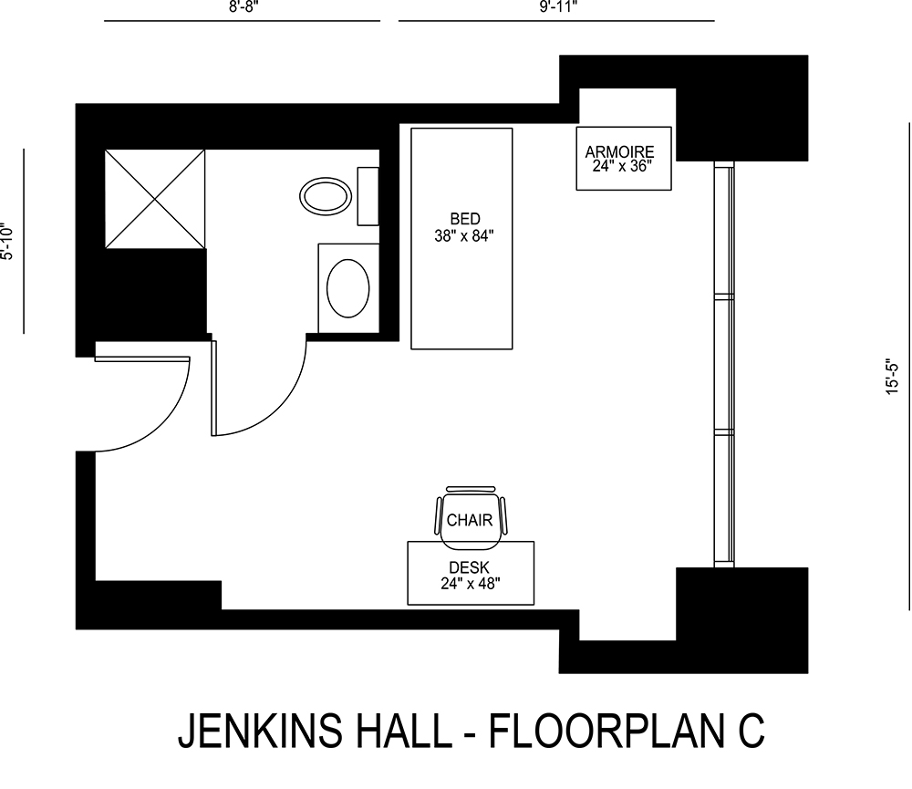 Jenkins Hall - Floorplan C