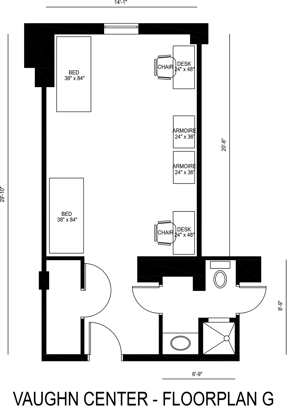 Vaughn Center Floorplan G