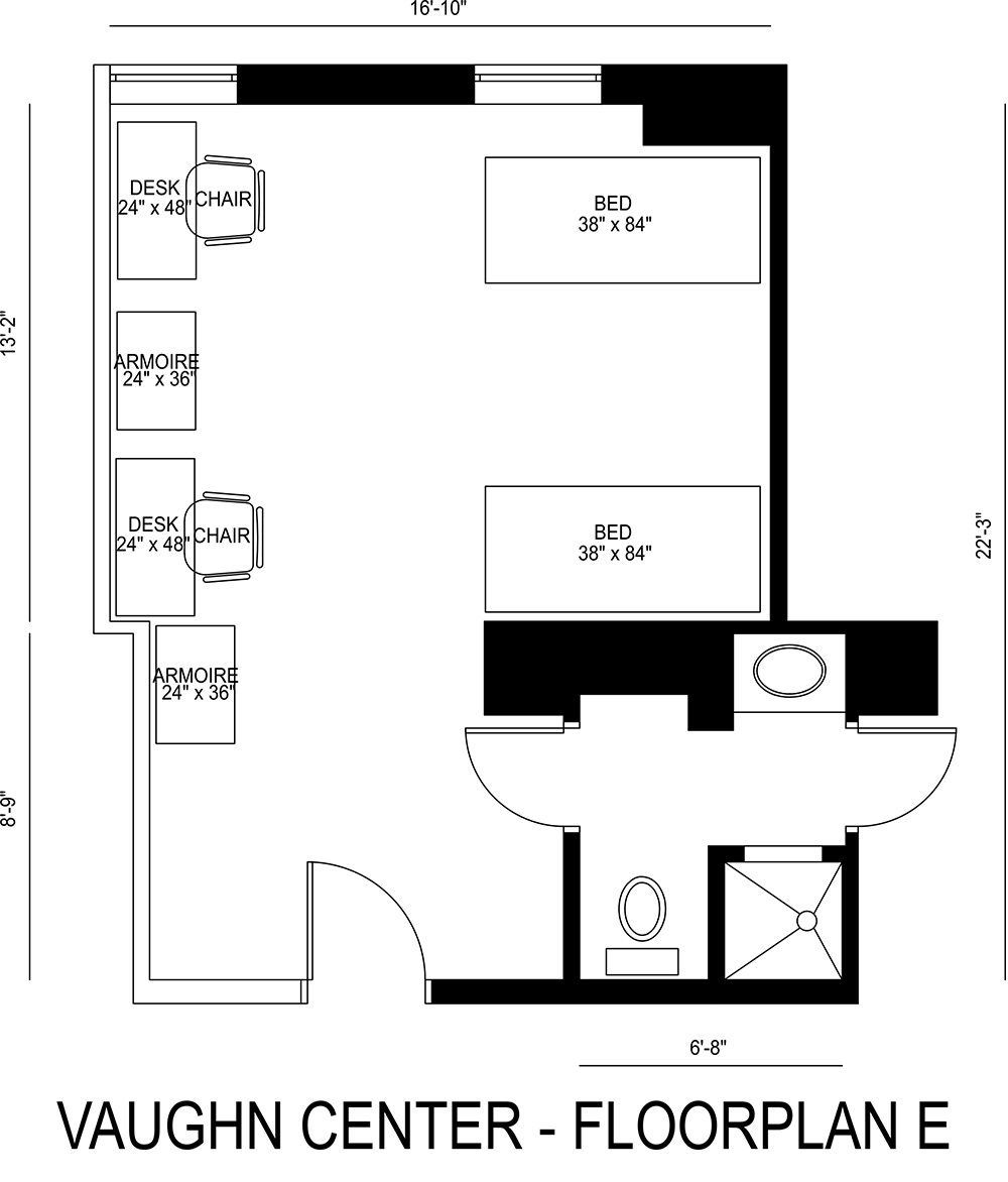 Vaughn Center Floorplan E