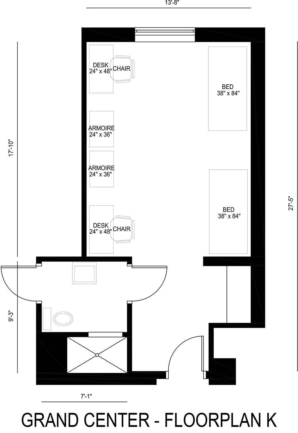 Grand Center Floorplan K