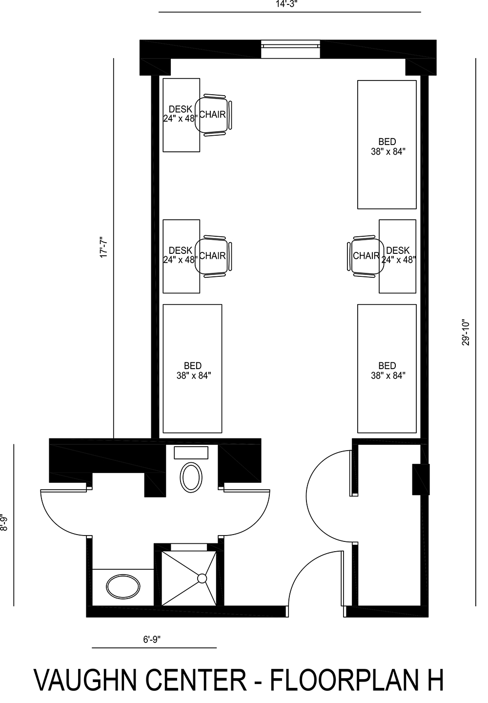 Vaughn Center Floorplan H