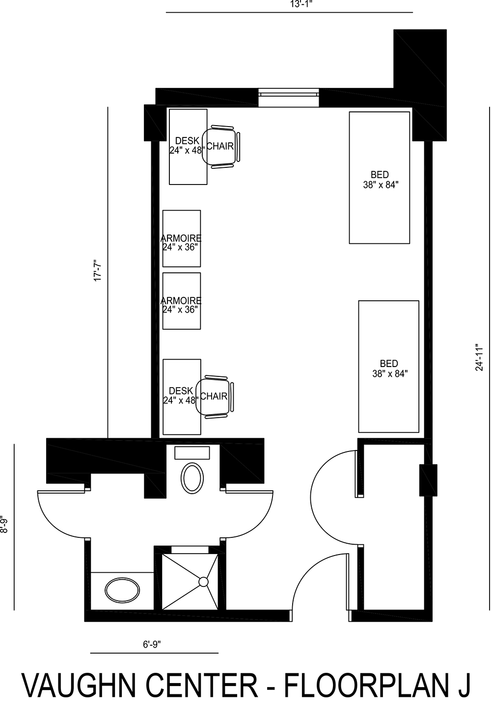 Vaughn Center Floorplan J