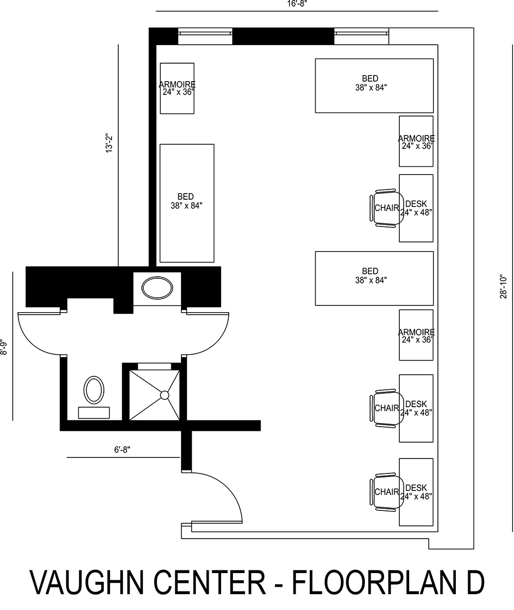 Vaughn Center Floorplan D