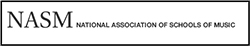 NASM (National Association of Schools of Music) Logo