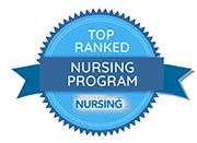 Top Ranked Nursing Schools Registered Nursing.org Logo