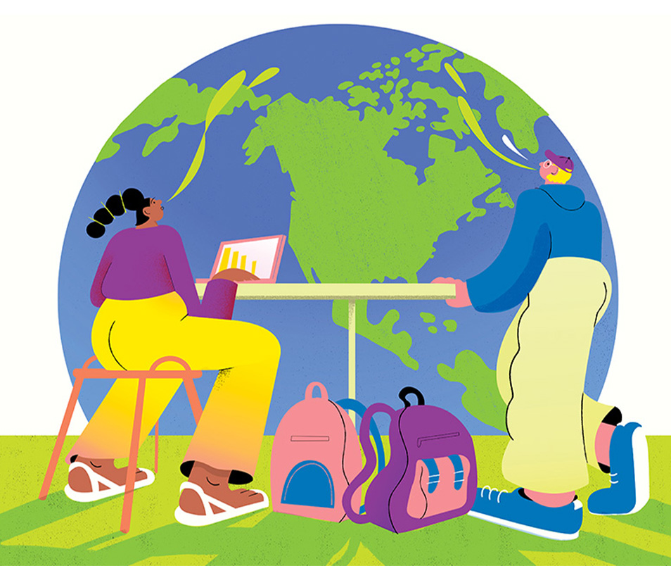 Finding World Solutions Illustration 