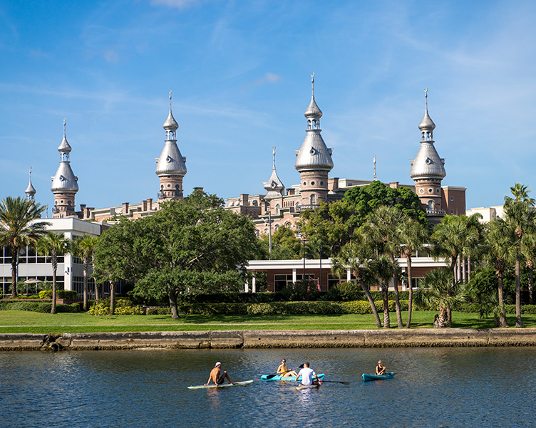 Plant Hall view from the river