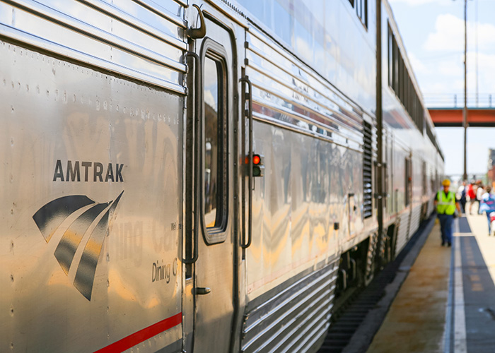 Amtrak train