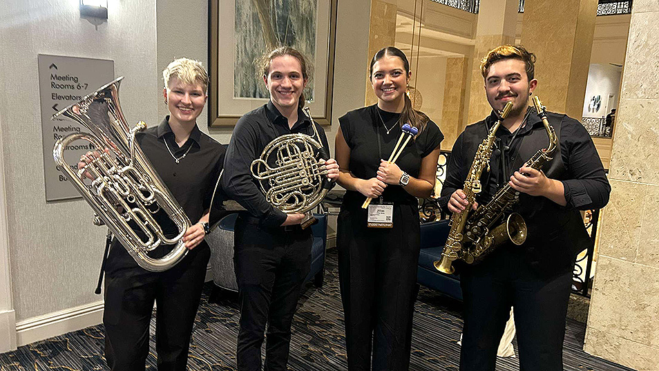 Lights, Cymbals, Action: UT Student Performs Under Pressure