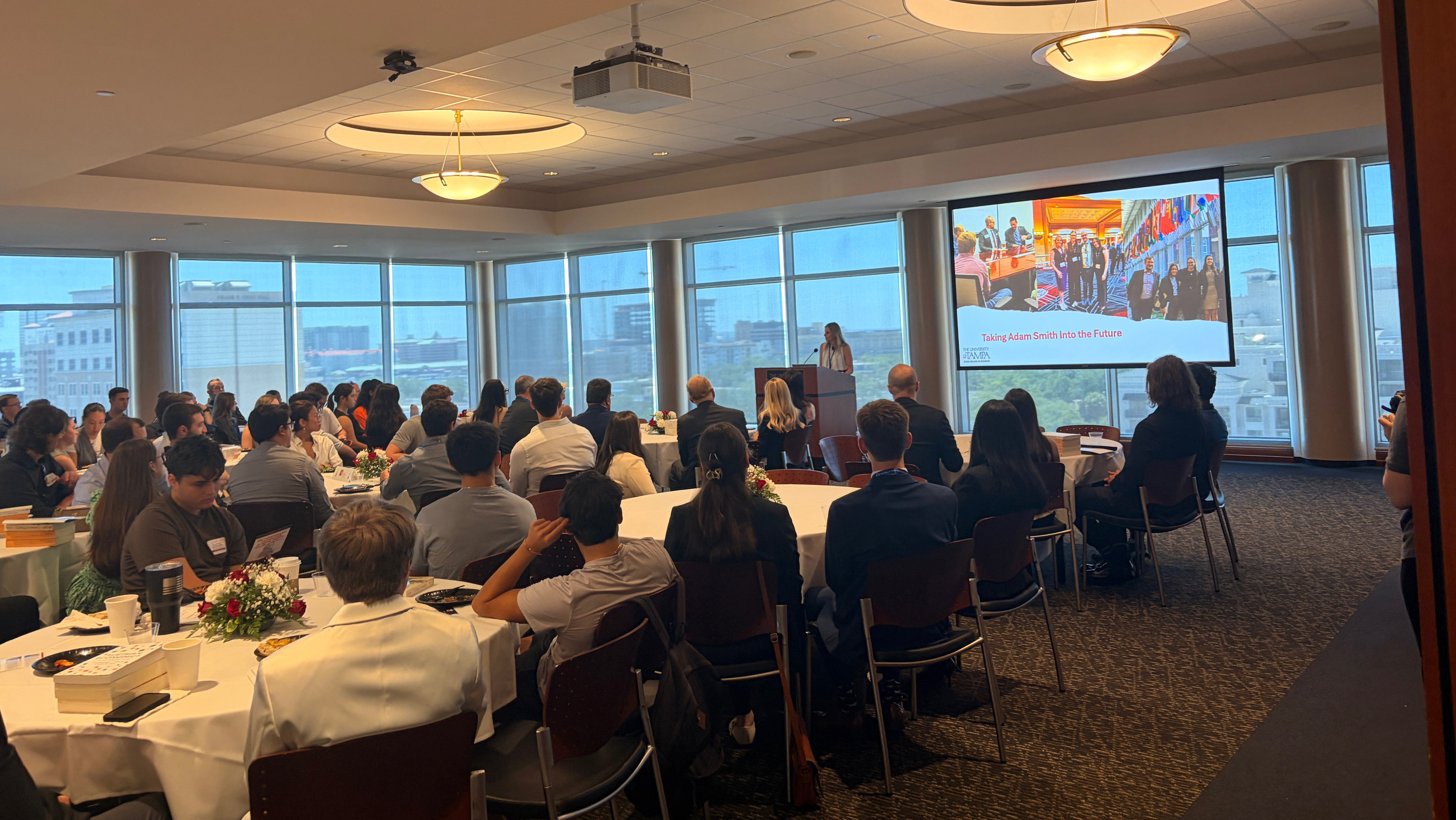 Economics Department Hosts Adam Smith Luncheon