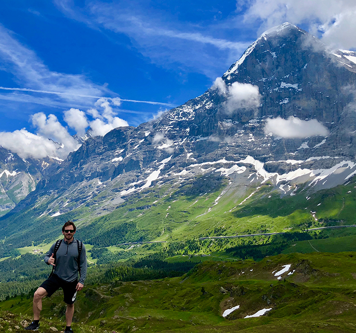 student in Switzerland
